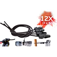 MAGMA Tensores Elasticos- Cuerdas Elastica Sujetar Lonas- Toldos- Señal V20- Portabicicletas Longitud Ajustable…